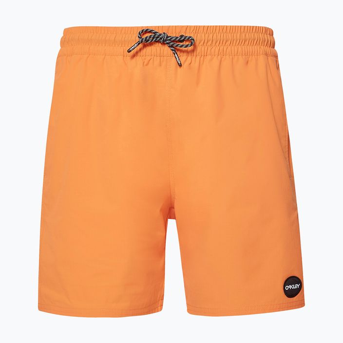 Vyriški "Oakley Oneblock" 18" plaukimo šortai oranžiniai FOA40430173K 4