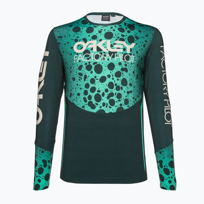 Oakley Maven Rc LS vyriški dviratininkų marškinėliai žali FOA404403 8