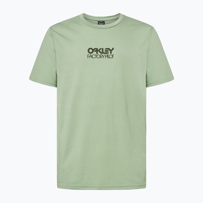 Vyriški dviratininkų marškinėliai Oakley Factory Pilot Ss Tee green FOA404507