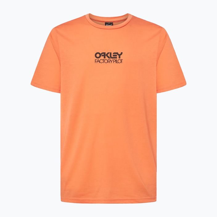 Vyriški dviratininkų marškinėliai Oakley Factory Pilot Ss Tee orange FOA404507