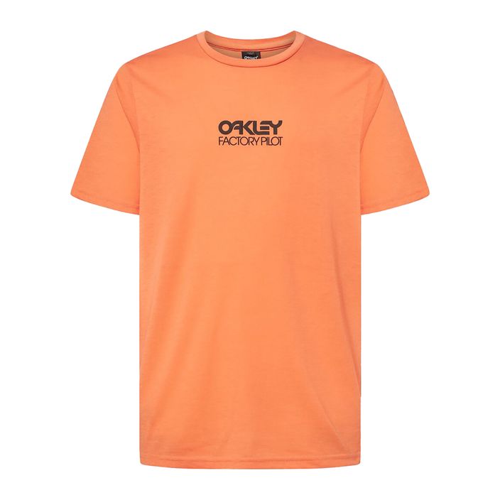 Vyriški dviratininkų marškinėliai Oakley Factory Pilot Ss Tee orange FOA404507 2