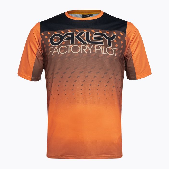 Vyriški dviratininkų marškinėliai Oakley Seeker Gradient Ss orange FOA404903