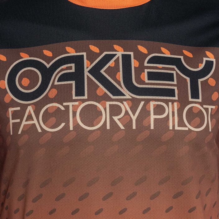 Vyriški dviratininkų marškinėliai Oakley Seeker Gradient Ss orange FOA404903 3