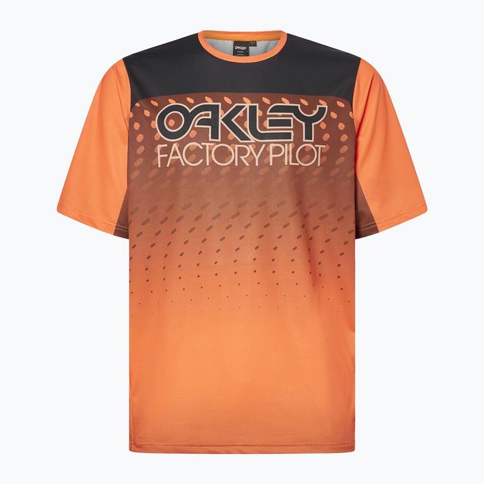 Vyriški dviratininkų marškinėliai Oakley Seeker Gradient Ss orange FOA404903 5