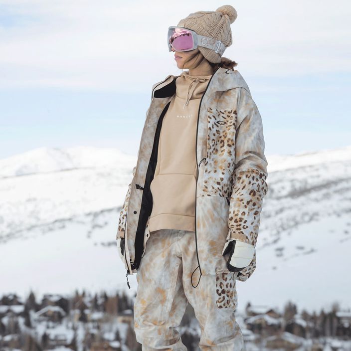 Moteriški Oakley Rosy RC Fleece Hoodie Humus Snowboard džemperiai 13