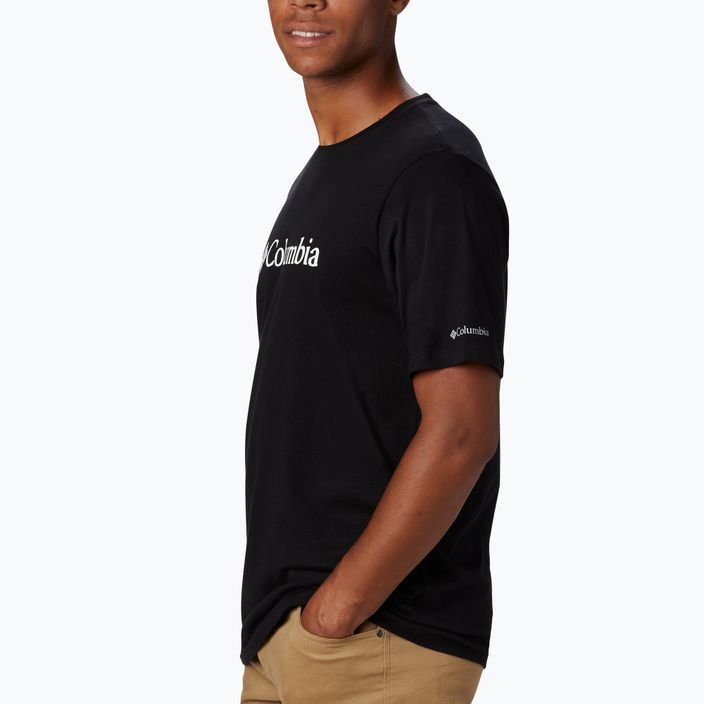 Columbia CSC Basic Logo vyriški trekingo marškinėliai juodi 1680053010 3