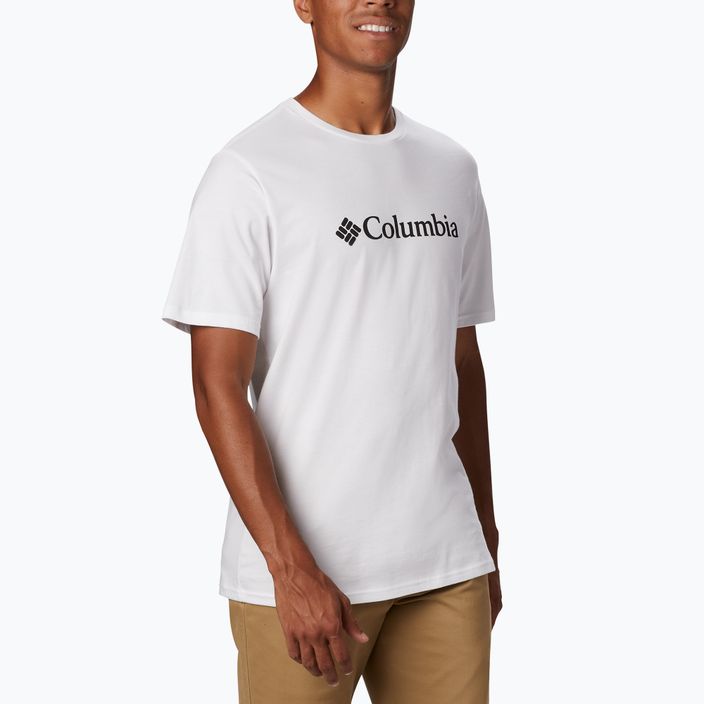 Columbia CSC Basic Logo vyriški trekingo marškinėliai balti 1680053100 4