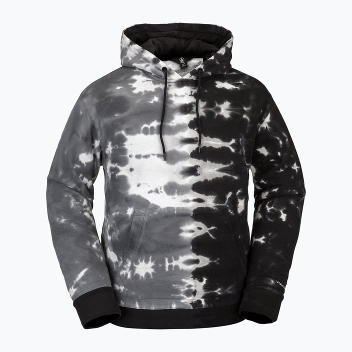 Vyriškas Volcom Insulate HD pilkos/juodos spalvos snieglenčių džemperis G4152204-TDY