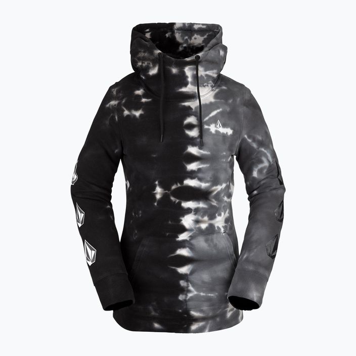 Moteriškas Volcom Costus HD pilkai juodas snieglenčių džemperis H4152205-BKB
