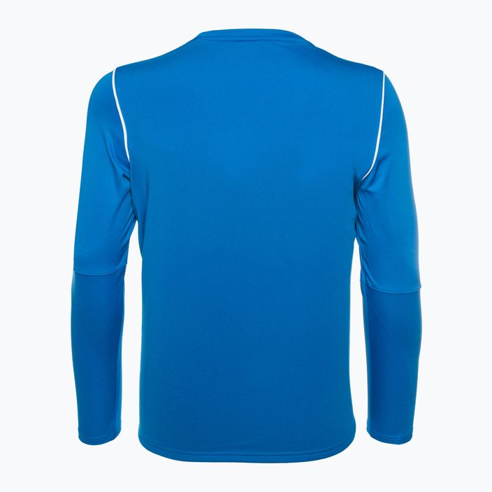 Vyriški futbolo marškinėliai ilgomis rankovėmis Nike Dri-FIT Park 20 Crew royal blue/white/white 2