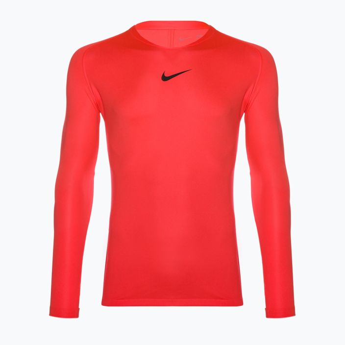 Vyriški termoaktyvūs marškinėliai ilgomis rankovėmis Nike Dri-FIT Park First Layer LS bright crimson/black
