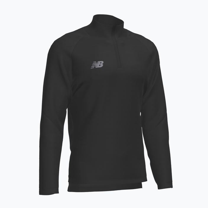 Vyriški New Balance Training 1/4 Zip megzti futbolo džemperiai juodi EMT9035BK