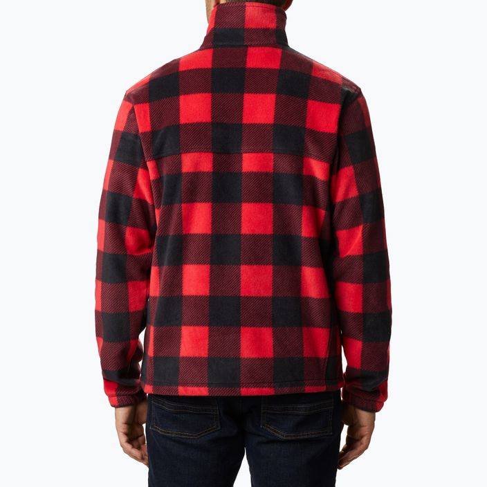 Vyriški vyriški marškinėliai Columbia Steens Mountain Printed fleece sweatshirt red 1478231 3