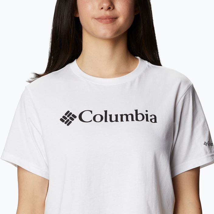 Columbia moteriški marškinėliai North Cascades Cropped trekking shirt white 1930051101 5