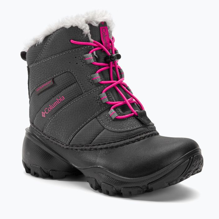 "Columbia Rope Tow III WP WP" mergaitiški vaikiški sniego batai tamsiai pilka/raudona