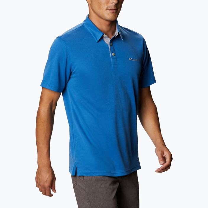 Columbia Nelson Point vyriški polo marškinėliai mėlyni 1772721432 3
