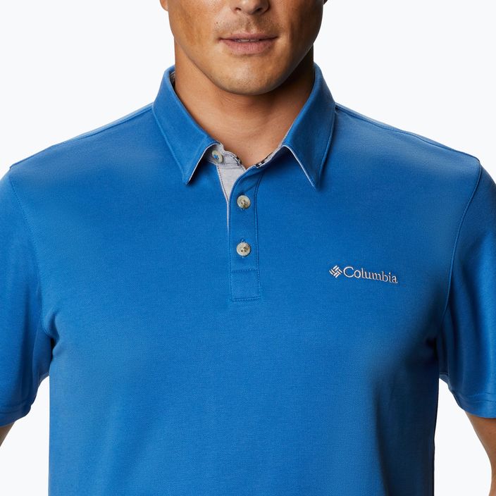 Columbia Nelson Point vyriški polo marškinėliai mėlyni 1772721432 5