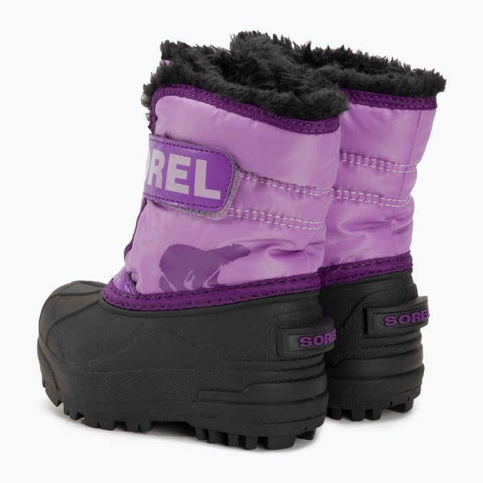 Vaikiški sniego batai Sorel Snow Commander gumdrop/purple violet 3