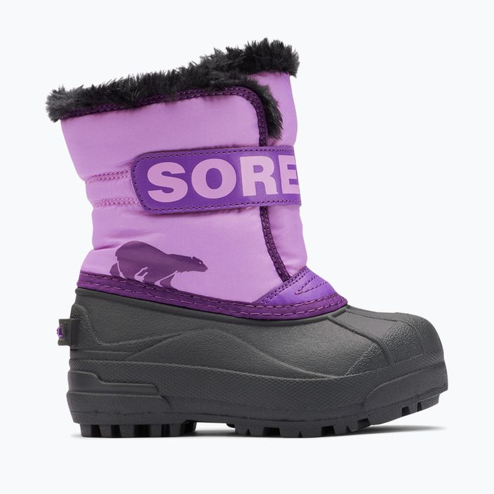 Paauglių sniego batai Sorel Snow Commander gumdrop/purple violet 7