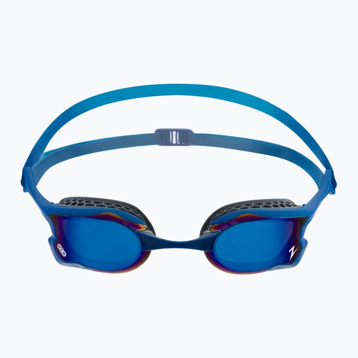 Zoggs HCB Titanium mėlyni/pilki/veidrodiniai tamsiai mėlyni plaukimo akiniai 461085 2