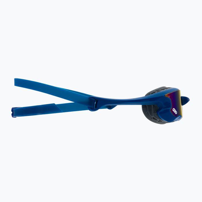 Zoggs HCB Titanium mėlyni/pilki/veidrodiniai tamsiai mėlyni plaukimo akiniai 461085 3