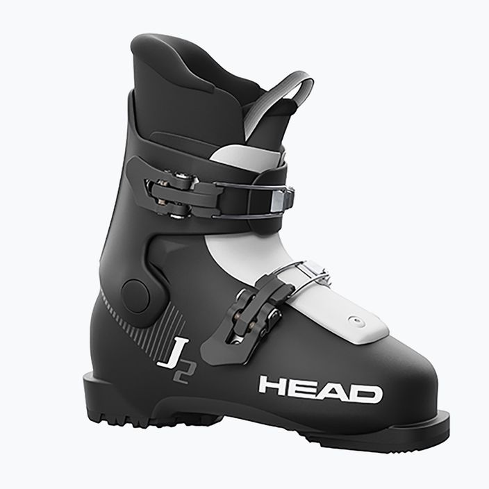 HEAD J2 juodi/balti vaikiški slidinėjimo batai 6