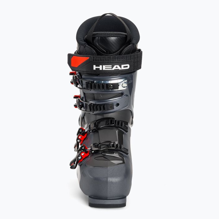 HEAD Edge 100 HV slidinėjimo batai antracitas/raudona 3