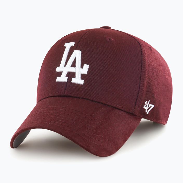 Kepuraitė su snapeliu 47 Brand MLB Los Angeles Dodgers MVP dark maroon 5