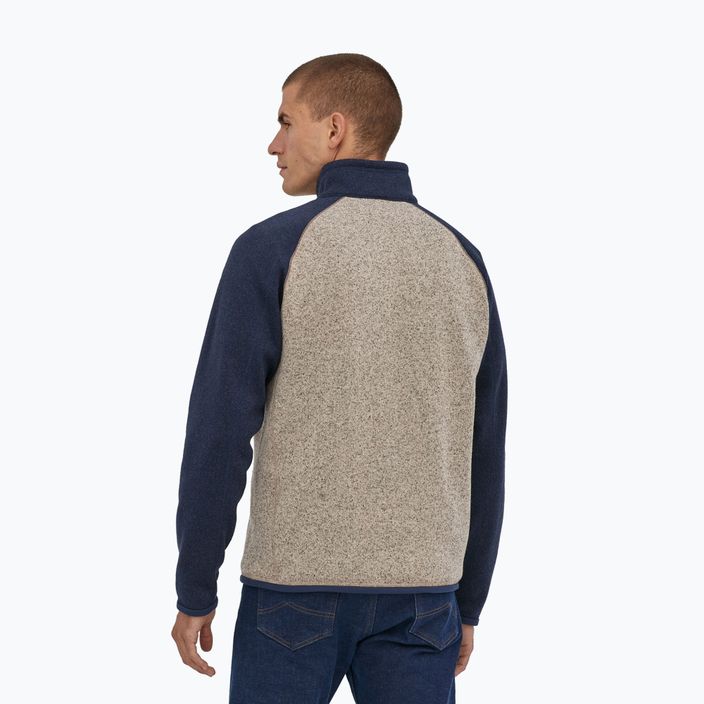 Vyriški Patagonia Better Sweater 1/4 Zip vilnoniai džemperiai su guma, rudai rudos spalvos 2