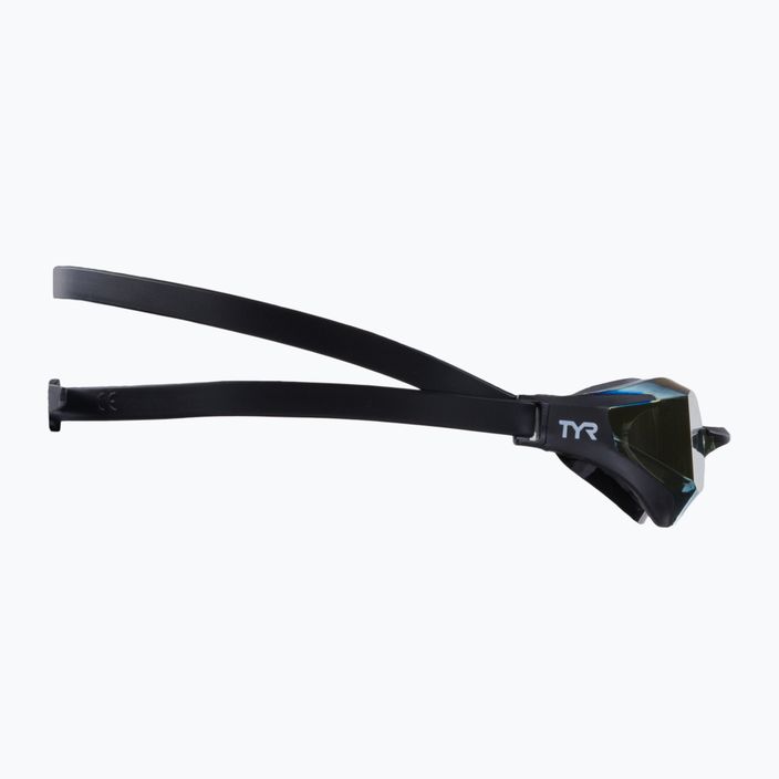 TYR Tracer-X RZR veidrodiniai lenktyniniai plaukimo akiniai aukso/juodos spalvos LGTRXRZM_751 3