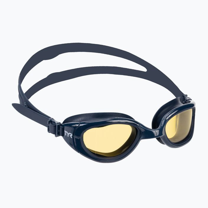 TYR Special Ops 2.0 Poliarizuoti neveidrodiniai gintariniai/navio spalvos plaukimo akiniai