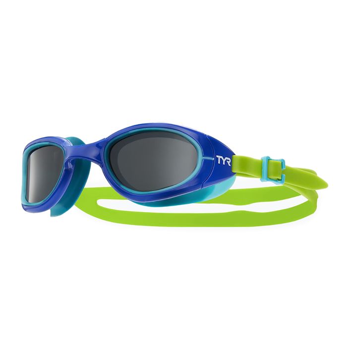TYR Special Ops 2.0 poliarizuoti neveidrodiniai dūmų/žalios spalvos plaukimo akiniai 2