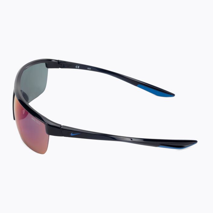"Nike Tempest E" obsidiano/juodojo vandenyno mėlynos spalvos/ lauko atspalvio lęšių akiniai nuo saulės 4