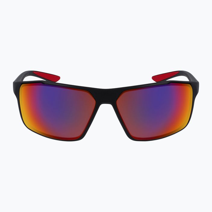 Vyriški akiniai nuo saulės "Nike Windstorm" matinės juodos/ gryno pltnm/ lauko atspalvio 2