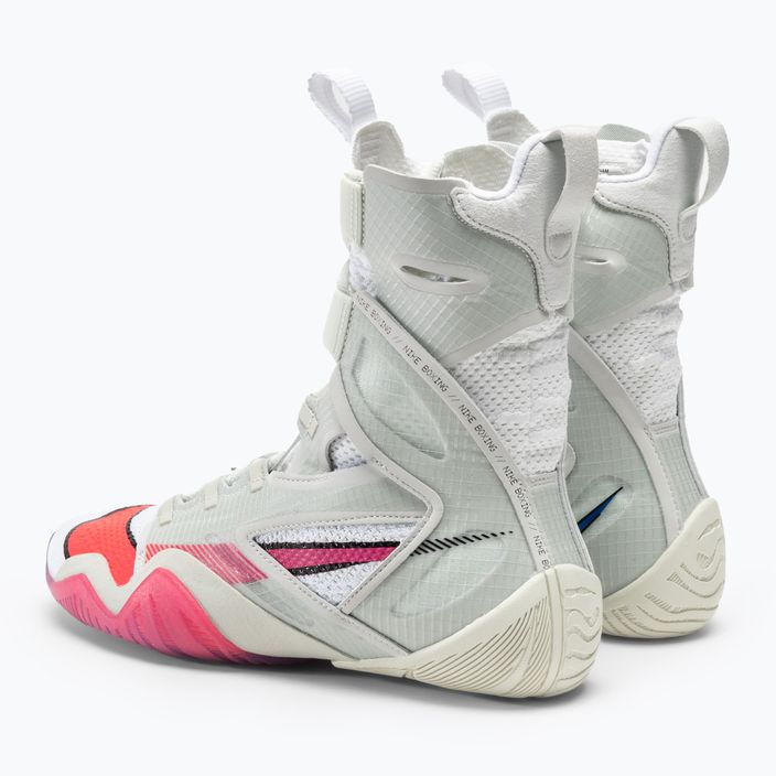"Nike Hyperko 2 LE" balti/rožiniai blastiniai/šaldančiai mėlyni/hiper bokso bateliai 3