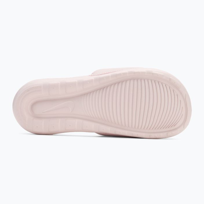 Moteriškos šlepetės Nike Victori One Slide barely rose/barely rose/metallic silver 4