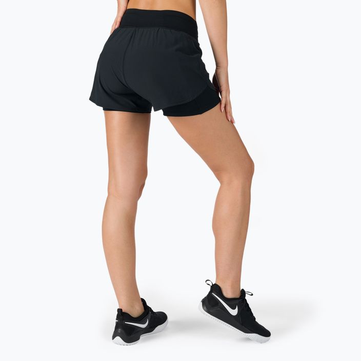 Nike Eclipse moterų treniruočių šortai juodi CZ9570-010 3
