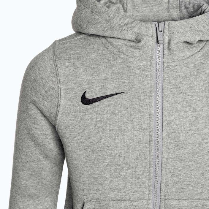 Vaikiškas džemperis Nike Park 20 Full Zip Hoodie dk grey heather/black 3