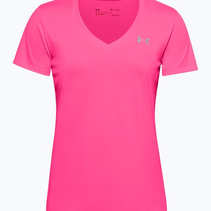 Under Armour Tech SSV moteriški treniruočių marškinėliai - Solid 653 pink/silver 1255839
