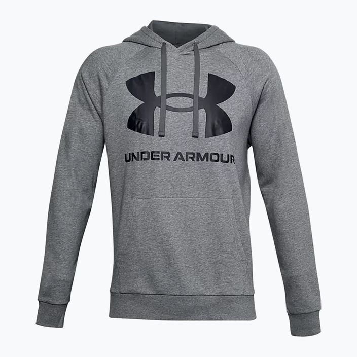 Under Armour vyriškas džemperis su gobtuvu Rival Fleece Big Logo HD tamsiai pilkas 1357093 3