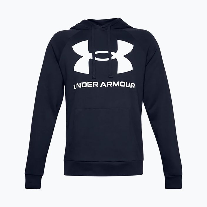 Under Armour vyriškas džemperis su gobtuvu Rival Fleece Big Logo Hd, tamsiai mėlynas 1357093 5