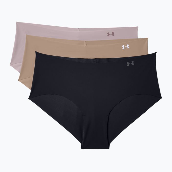 Under Armour Ps Hipster moteriškos kelnaitės 3 vnt. juoda/smėlio/grafitinė