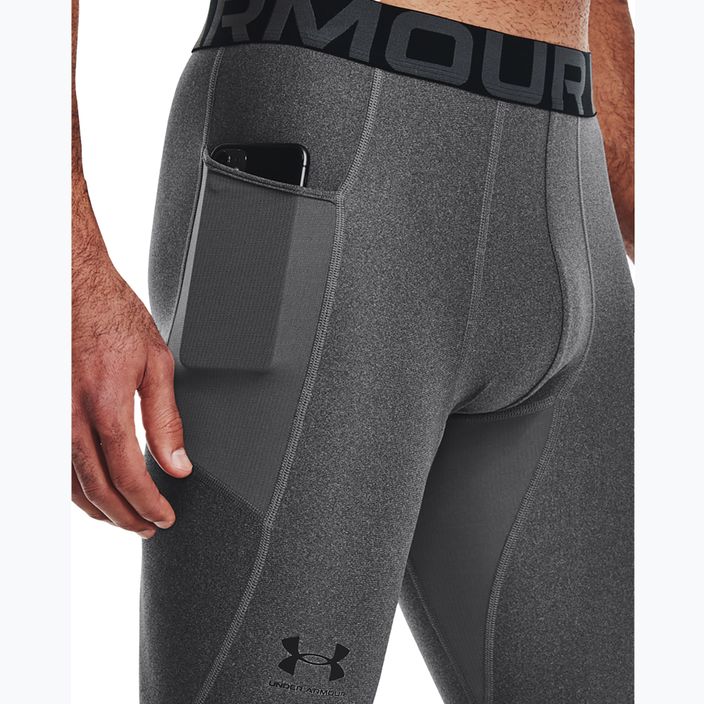 Moteriškos treniruočių tamprės Under Armour HeatGear carbon heather/black 4