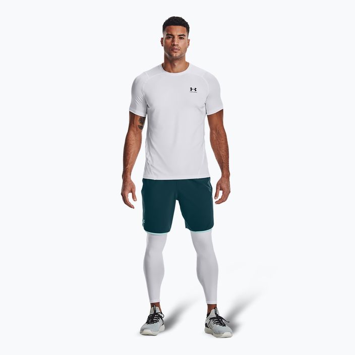 Moteriškos treniruočių tamprės Under Armour HeatGear white/black 2