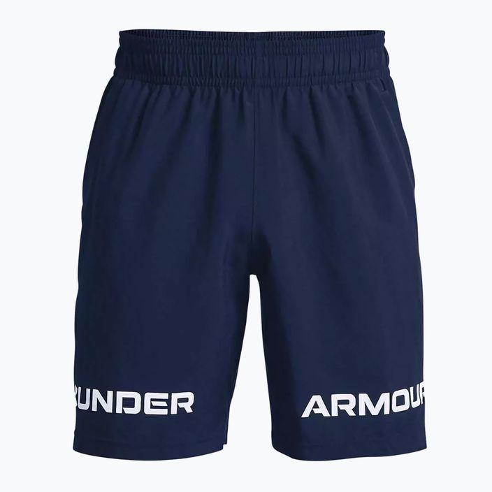 Under Armour UA Woven Graphic WM vyrų treniruočių šortai tamsiai mėlyni 1361433