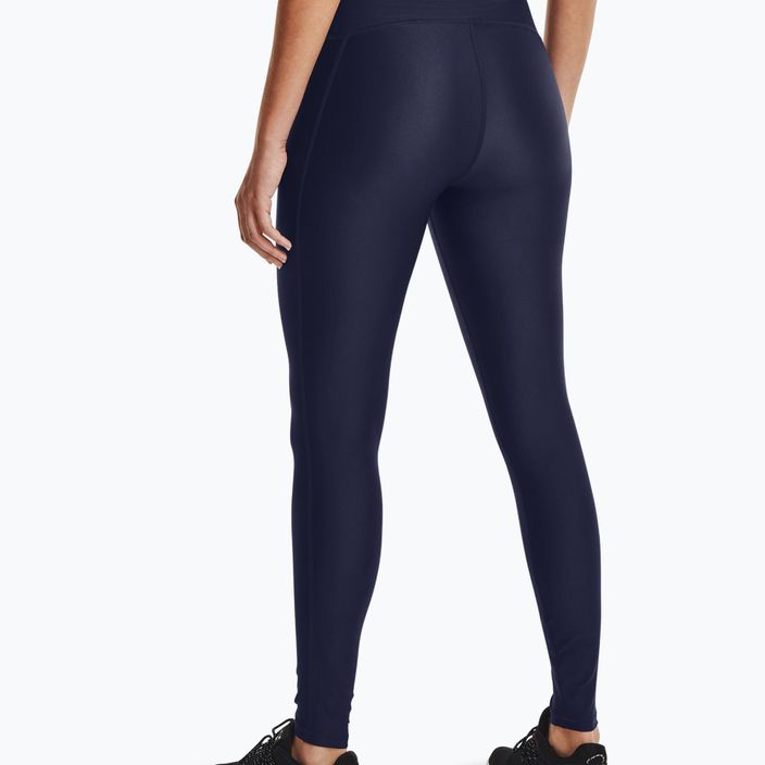 Under Armour HeatGear® Armour HiRise moteriškos treniruočių tamsios mėlynos 1365336 3