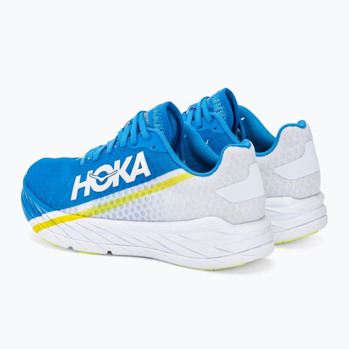 Bėgimo bateliai HOKA Rocket X white/diva blue 3