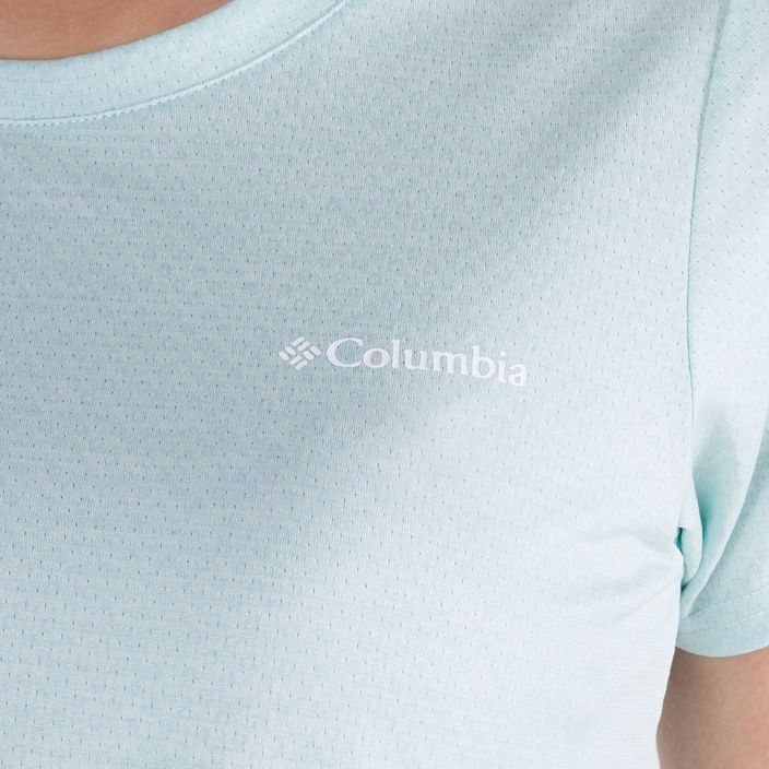 Columbia Alpine Chill Zero moteriški trekingo marškinėliai mėlyni 1991694 4