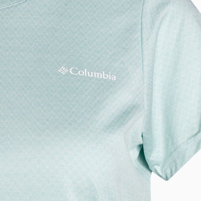 Columbia Alpine Chill Zero moteriški trekingo marškinėliai mėlyni 1991694 9