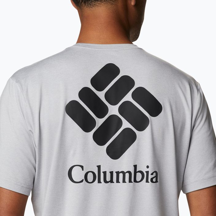 Vyriški marškinėliai Columbia Tech Trail Graphic Tee grey 1930802 3